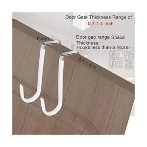 Paquete de 8 ganchos para la puerta revestimiento de_4