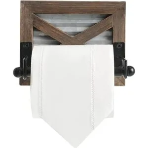 Portarrollos de papel higiénico de granja con metal_4