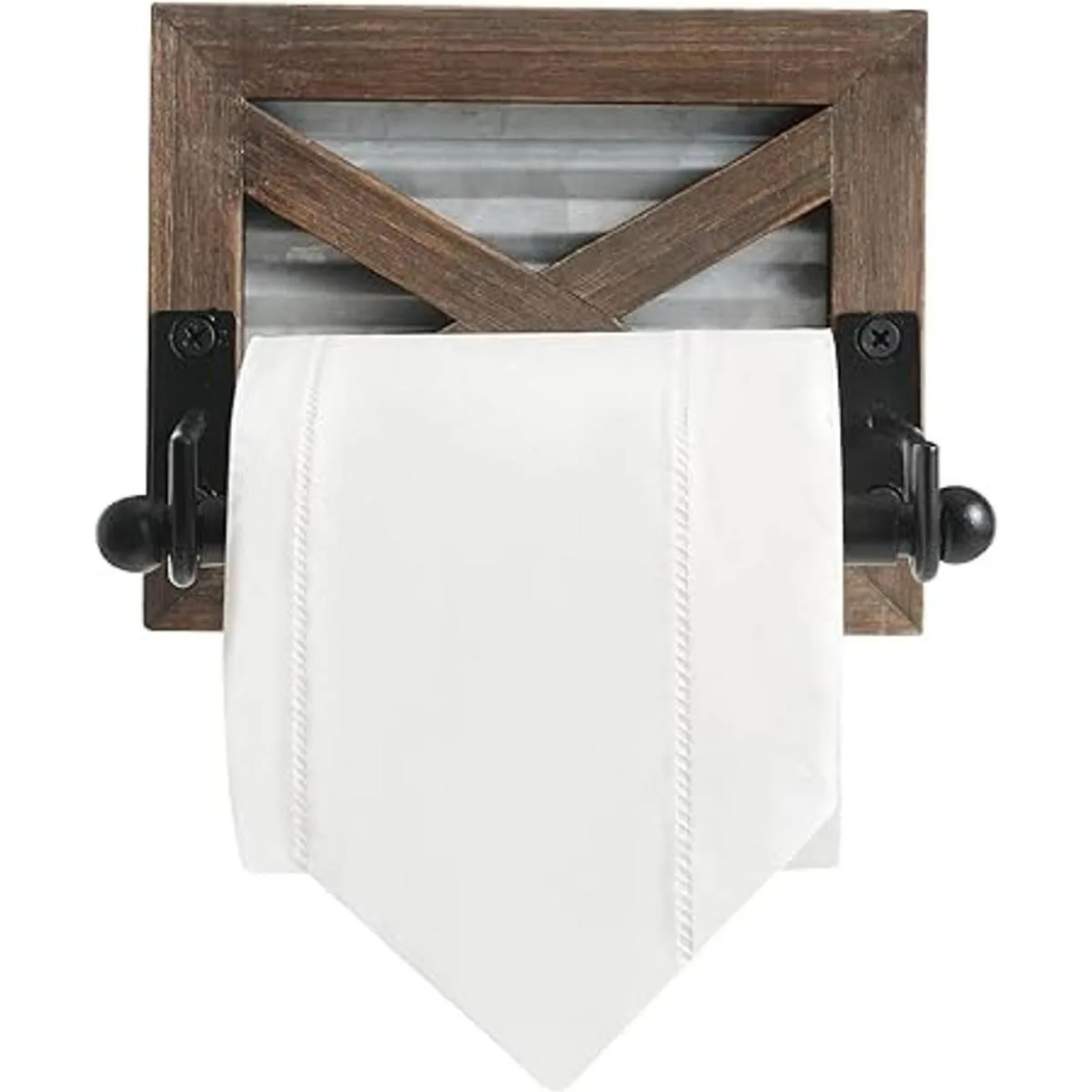 Portarrollos de papel higiénico de granja con metal_4