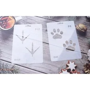 Sowaka 20 plantillas de plástico reutilizables para pintar_3