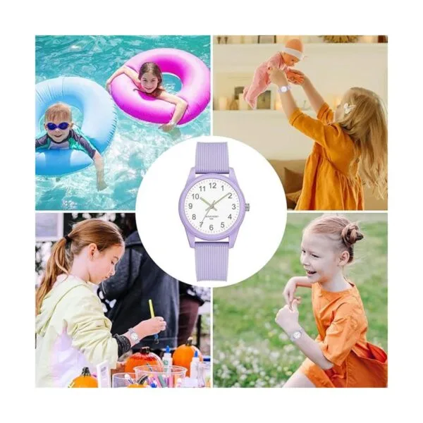 Relojes analógicos para niños y niñas de 50 pies_5