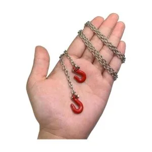 Gancho de remolque de cadena para 110 RC Car Crawler_5