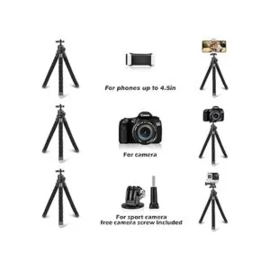 Aureday Soporte para trípode de teléfono celular trípode_5