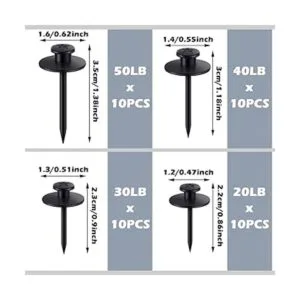 40 ganchos de doble cabeza para fotos de uñas tachuelas_2