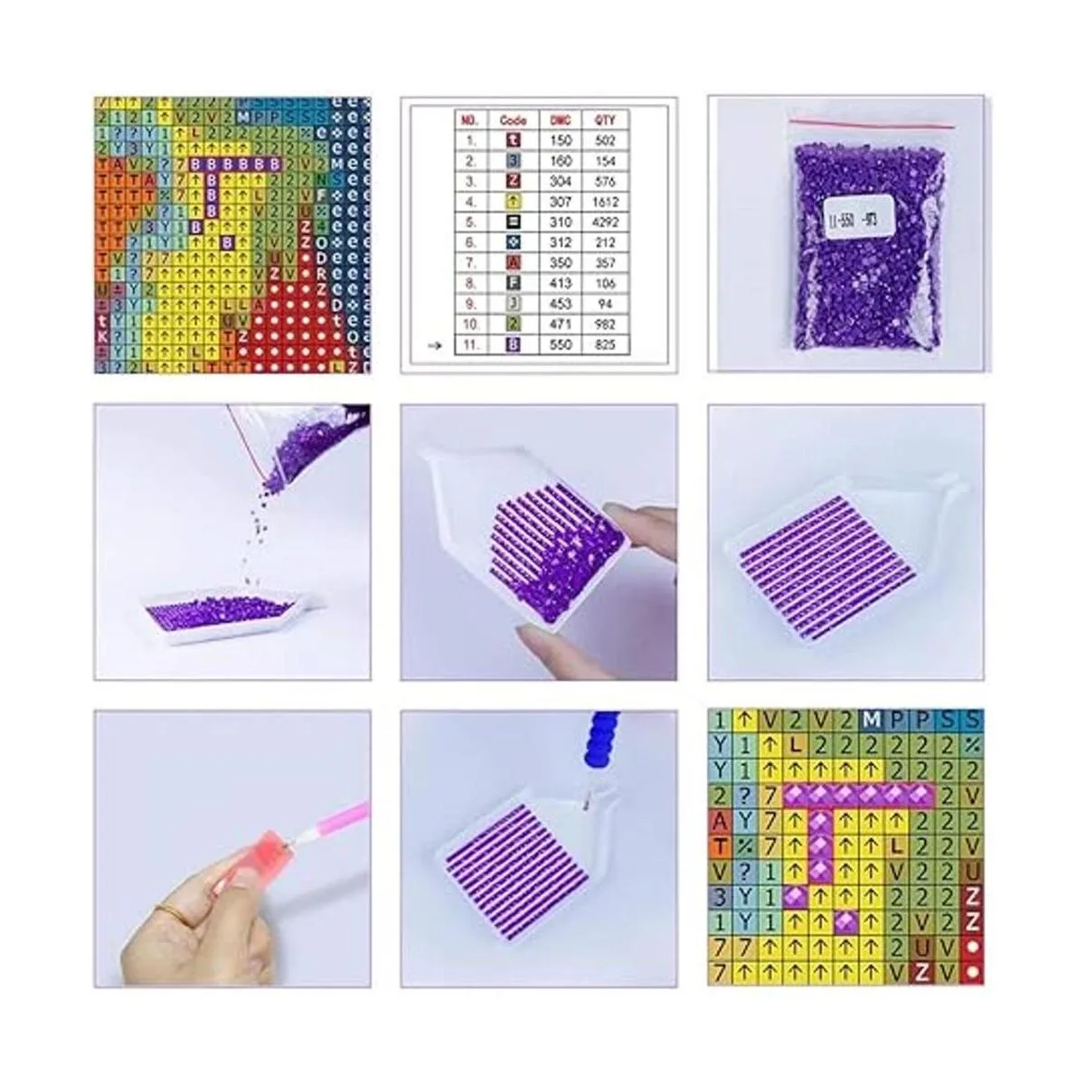 SaxSauly Pintura de diamantes 5D para bricolaje con diseño_6