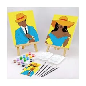 VOCHIC Kits de pintura para parejas lienzo predibujado_2