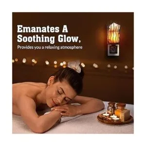 Himalaya Glow Lámpara de sal natural estilo pilar luz_4