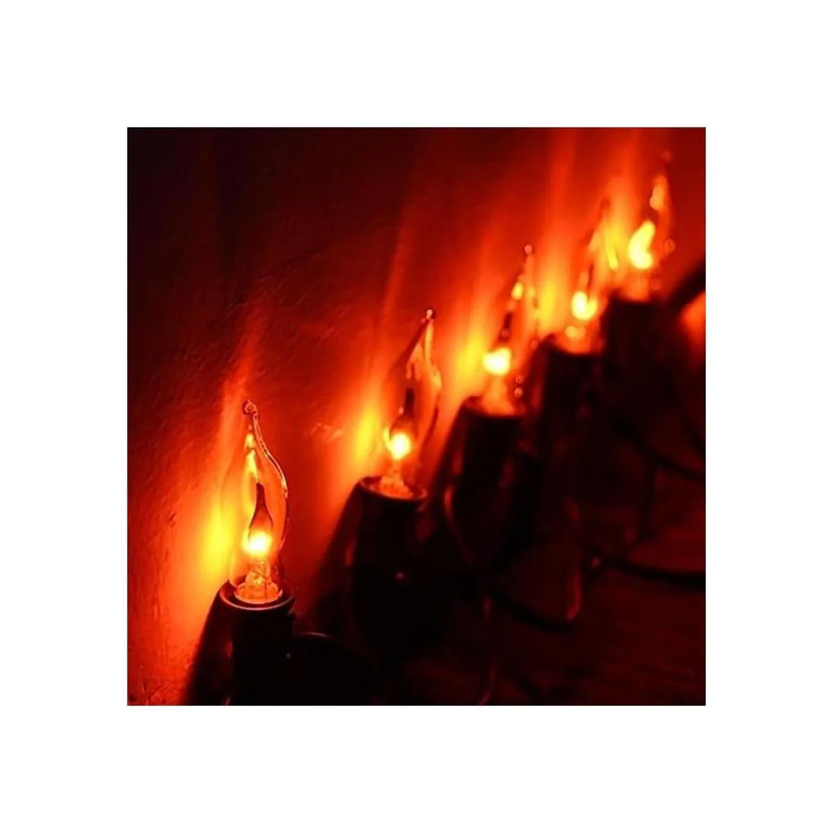Bombillas de repuesto de llama parpadeante naranja_4