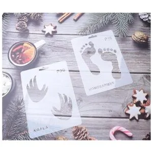 Sowaka 20 plantillas de plástico reutilizables para pintar_5