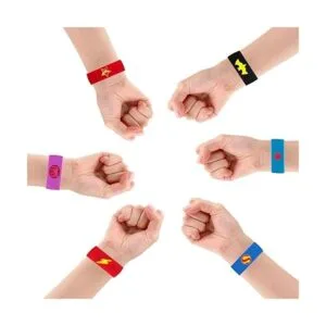 DeDeSoon Pulsera de superhéroe juguetes para fiestas de_5