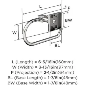 Amerock Soporte de papel higiénico cromado para colocar_6