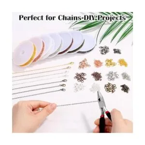 Cadenas para hacer joyas de 70 pies 7 colores 0.079 in_5