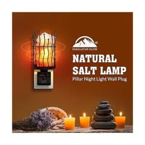 Himalaya Glow Lámpara de sal natural estilo pilar luz_2