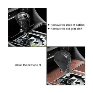 X AUTOHAUX Pomo de palanca de cambios automático para_3