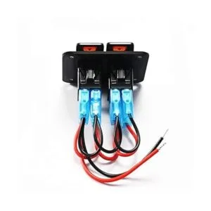 FXC Interruptor basculante de aluminio panel de 2 bandas_7