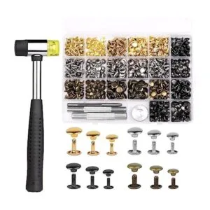 TLKKUE 240 Set Rivets for Leather 3 Sizes Double Cap_1