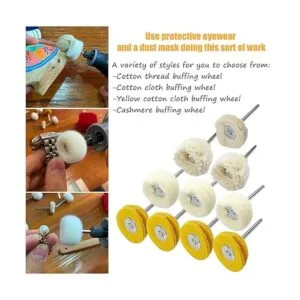 JIALUCONG 10 ruedas de pulido de algodón de 18 pulgadas_4
