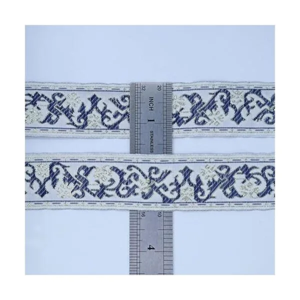 Cinta jacquard bohemia de 10 yardas bordado jacquard para_3