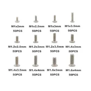 MCMASKE Metric 12 Kinds M1 M1.2 M1.4 M1.6 Kit surtido de_5