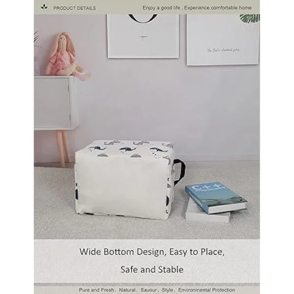 ONOEV Canasta rectangular plegable para lavandería cesta_5