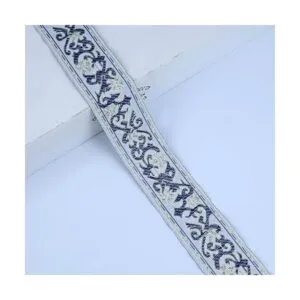 Cinta jacquard bohemia de 10 yardas bordado jacquard para_4