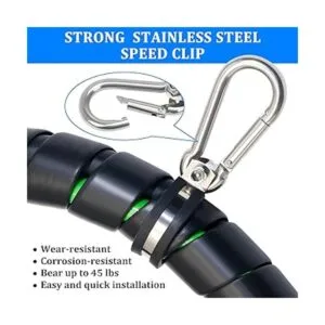 YiaChuii Paquete de 2 soportes de percha abrazaderas de_4