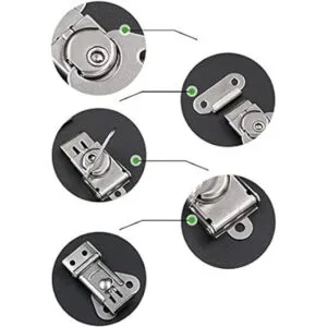 wan Pestillo giratorio de mariposa pequeño de acero_3