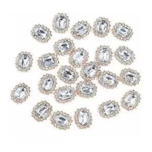 Rodvanvo 50 adornos de diamantes de imitación de lujo_4