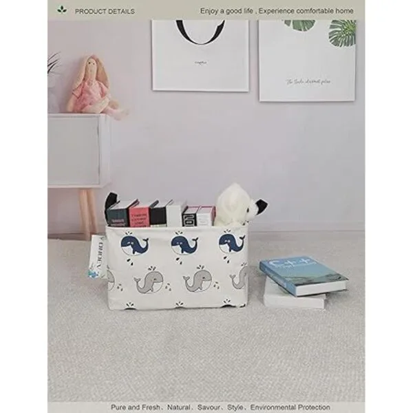 ONOEV Canasta rectangular plegable para lavandería cesta_7