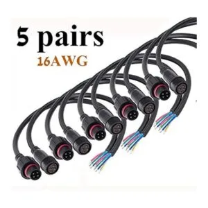 QOFOWIN Conector impermeable de 2 cables conector LED_6