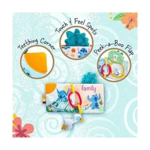 KIDS PREFERRED Disney Baby Lilo Stitch Soft Book Libro_3