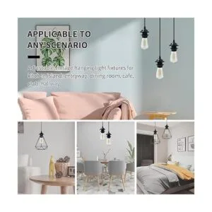 VTYXCTIGJ Mini kit de luz colgante industrial colgante_4