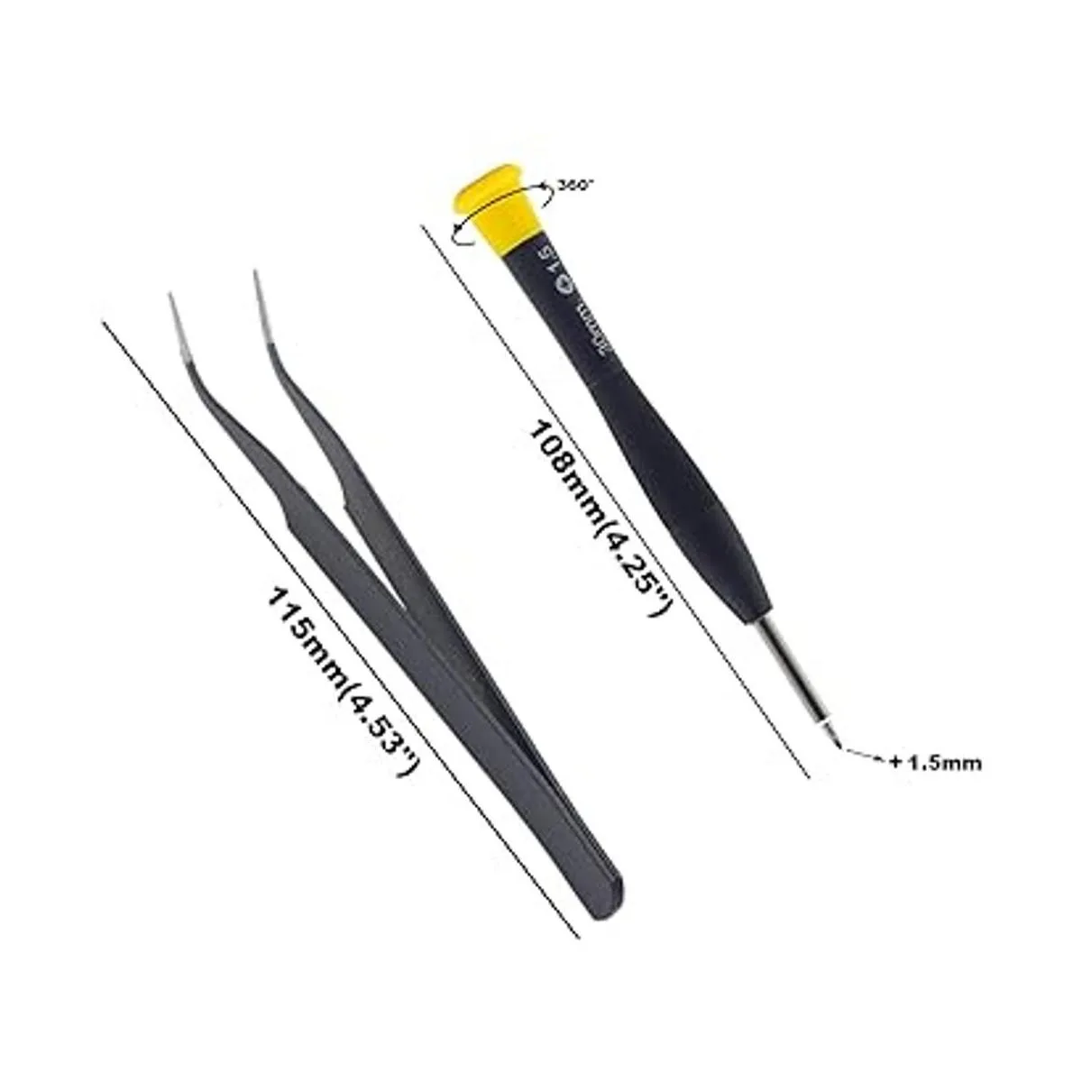 MCMASKE Metric 12 Kinds M1 M1.2 M1.4 M1.6 Kit surtido de_6