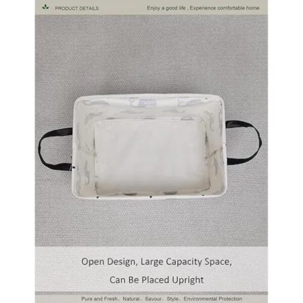 ONOEV Canasta rectangular plegable para lavandería cesta_4