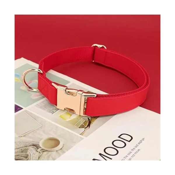 PET ARTIST Collar para perro con cuero suave y nailon_5