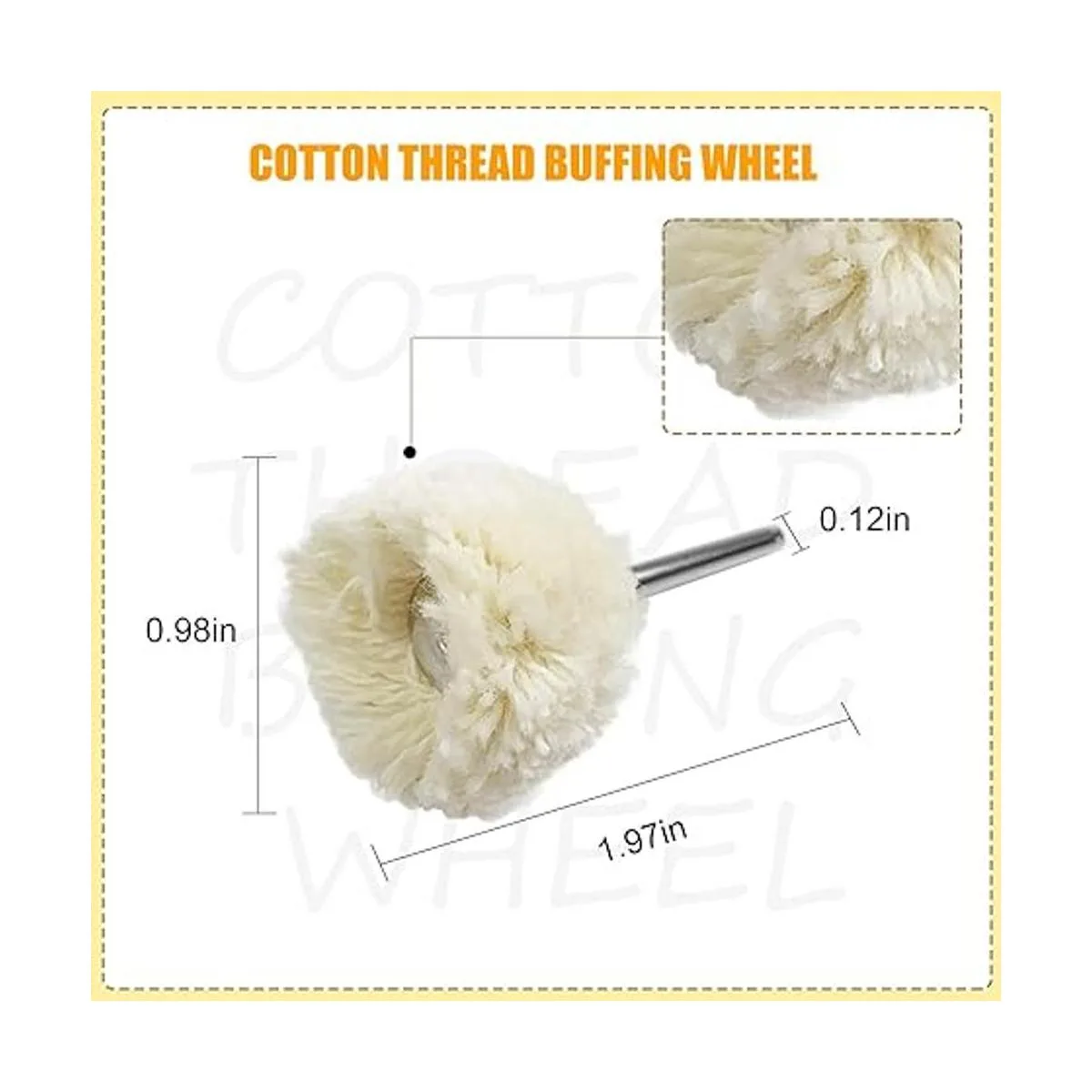 JIALUCONG 10 ruedas de pulido de algodón de 18 pulgadas_2