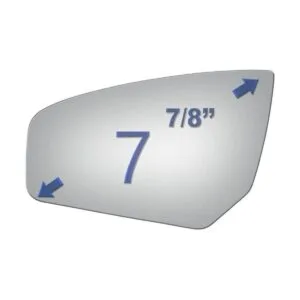 JZSUPER Cristal de espejo lateral para Nissan Sentra 2007_2