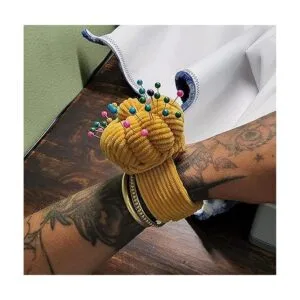 Alfileres de cojín para muñeca costura soporte de agujas_3