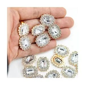 Rodvanvo 50 adornos de diamantes de imitación de lujo_2