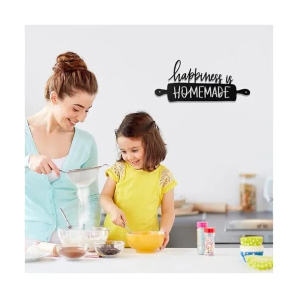 Arte de pared de cocina decoración de pared de Happiness_5