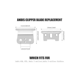 Cuchillas T Outliners compatibles con la recortadora Andis_3