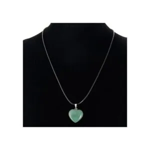 KeyZone 20 dijes de piedra en forma de corazón cuentas de_7