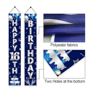 Decoración de pancarta para puerta de cumpleaños número_3