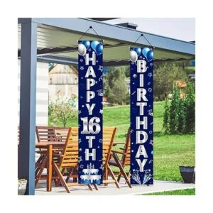 Decoración de pancarta para puerta de cumpleaños número_4