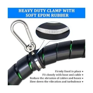 YiaChuii Paquete de 2 soportes de percha abrazaderas de_3