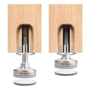 Niveladores de patas de muebles resistentes ajustables_5