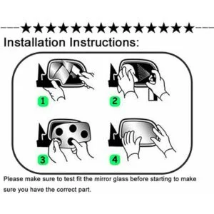 BOOLEE Cristal de espejo izquierdo de repuesto para_3