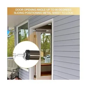 Cierrapuertas de pantalla soporte neumático ajustable_4