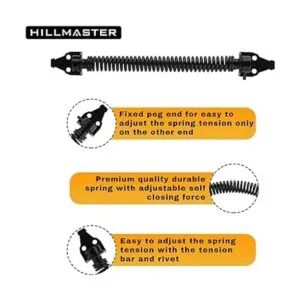 HILLMASTER Muelle de puerta de 14 pulgadas cierre_3