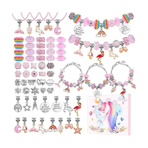 Kit de fabricación de pulseras con dijes kit de joyería_1